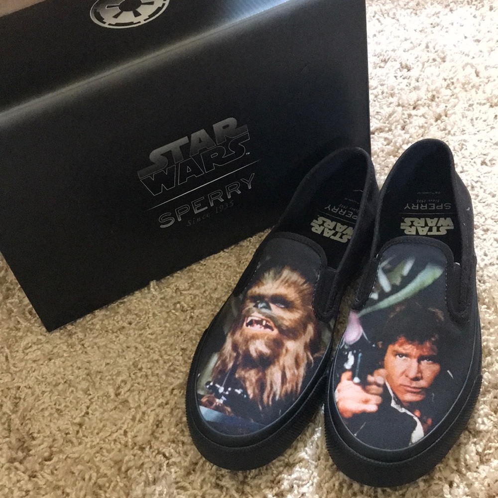 Men’s size 8 sperry. Star Wars